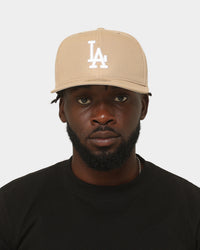 New Era Los Angeles Dodgers 9FIFTY High Profile Retro Crown Snapback Tumbleweed/White