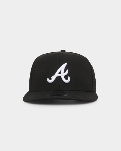 New Era Atlanta Braves 9FIFTY High Profile Retro Crown Snapback Black/White
