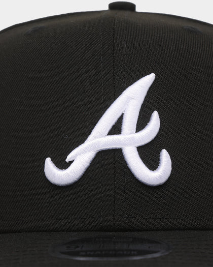 New Era Atlanta Braves 9FIFTY High Profile Retro Crown Snapback Black/White