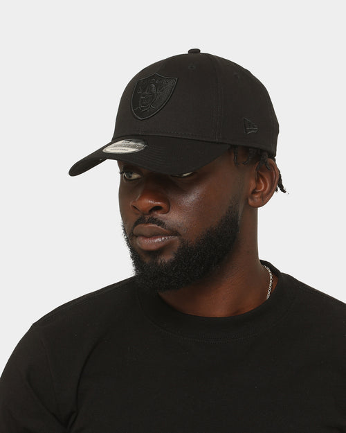 New Era Las Vegas Raiders 'Black On Black' 9FORTY Casual Strapback Black/Black