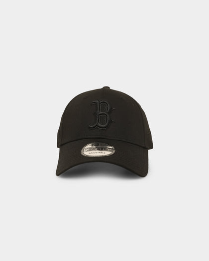 New Era Boston Red Sox 'Black On Black' 9FORTY Casual Strapback Black/Black