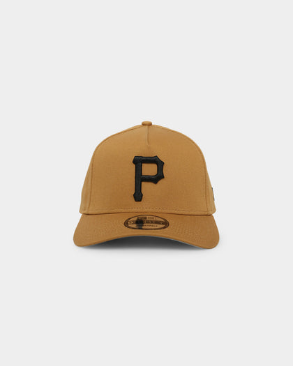 New Era Pittsburg Pirates 'Wheat/Grey Undervisor' 9FORTY A-Frame Snapback Wheat/Black