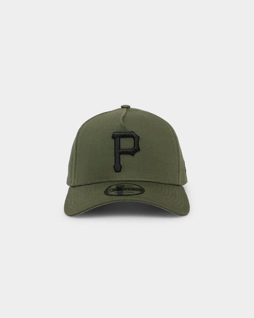 New Era Pittsburg Pirates 'Olive/Grey Undervisor' 9FORTY A-Frame Snapback Olive/Black
