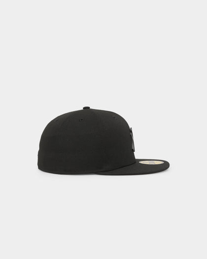 New Era New York Yankees 'Metal Badge' 59FIFTY Fitted Black/Black