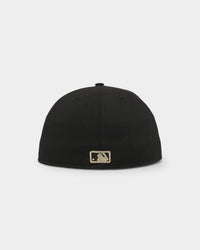 New Era Los Angeles Dodgers  'Metal Badge' 59FIFTY Fitted Black/Gold Metal