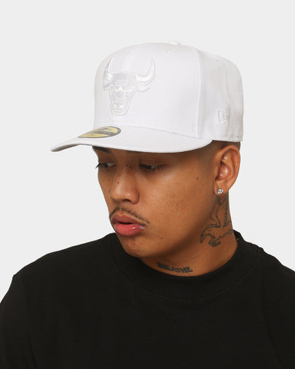 New Era Chicago Bulls 'White On White' 59FIFTY Fitted White/White
