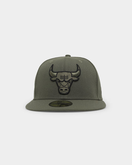 New Era Chicago Bulls 'Olive Black' 59FIFTY Fitted Olive/Black