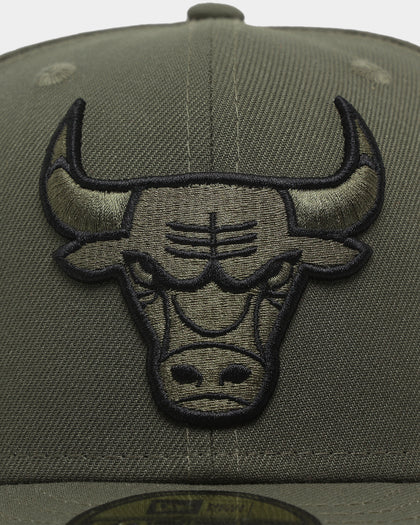 New Era Chicago Bulls 'Olive Black' 59FIFTY Fitted Olive/Black
