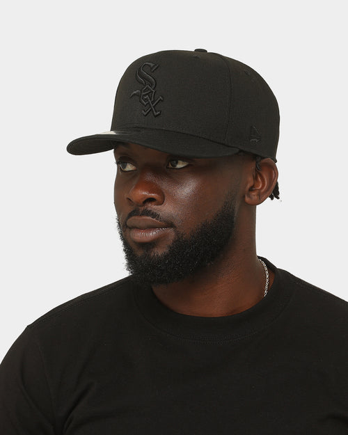 New Era Chicago White Sox 9FIFTY High Profile Retro Crown Snapback Black/Black