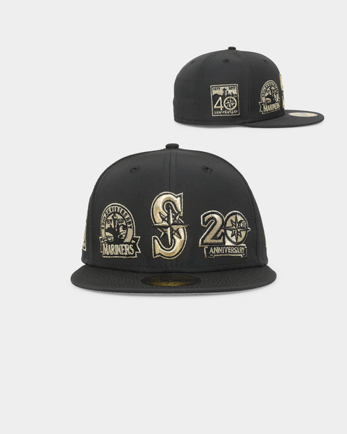 New Era Seattle Mariners 'Black Gold Multi Prolight' World Series 59FIFTY Fitted Black/Gold
