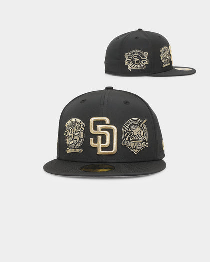 New Era San Diego Padres 'Black Gold Multi Prolight' World Series 59FIFTY Fitted Black/Gold