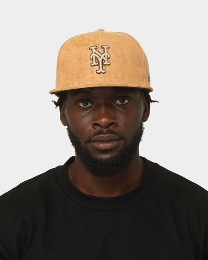 New Era New York Mets 'Wheat/Brown/Gold' Suede 59FIFTY Fitted Wheat