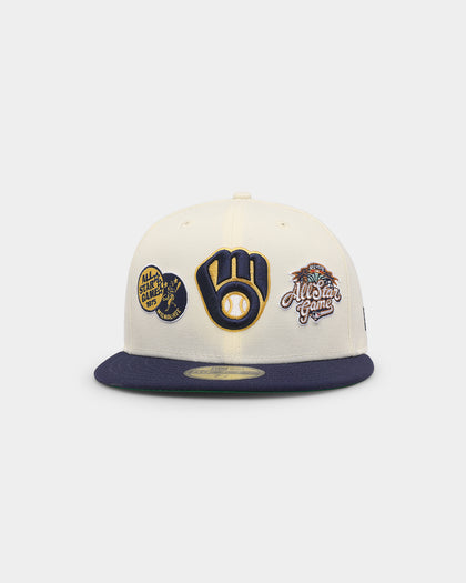 New Era Milwaukee Brewers 'Chrome All Star' 59FIFTY Fitted Chrome White