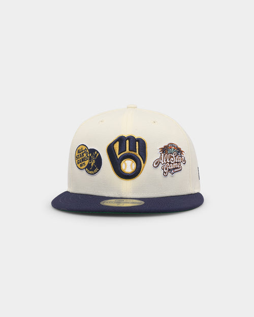New Era Milwaukee Brewers 'Chrome All Star' 59FIFTY Fitted Chrome White