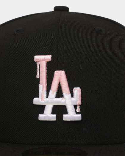 New Era Los Angeles Dodgers 'Pink Drip' 59FIFTY Fitted Black