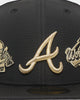 New Era Atlanta Braves 'Black Gold Multi Prolight' 59FIFTY Fitted Black/Gold