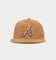 New Era Atlanta Braves 'Wheat/Brown/Gold' Suede 59FIFTY Fitted Wheat