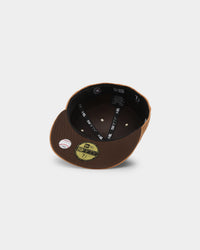 New Era Atlanta Braves 'Wheat/Brown/Gold' Suede 59FIFTY Fitted Wheat