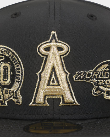 New Era Anaheim Angels 'Black Gold Multi Prolight' World Series 59FIFTY Fitted Black/Gold