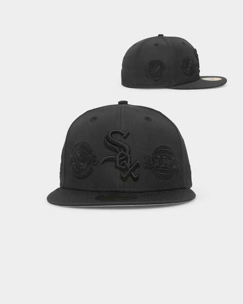 New Era Chicago White Sox 'Triple Black Multi Logo Prolight' World Series 59FIFTY Fitted Black/Black