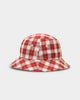New Era Los Angeles Dodgers 'Plaid' Bucket Hat Red