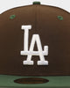 New Era Los Angeles Dodgers 'Beef & Broccoli' 59FIFTY Fitted Dark Brown