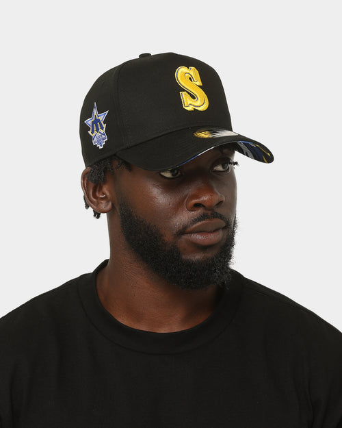 New Era Seattle Mariners 'Camo Underbrim' 9FORTY K-Frame Snapback Black