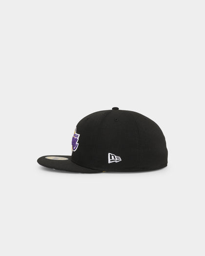 New Era Los Angeles Lakers 'Camo Underbrim' 59FIFTY Fitted Black