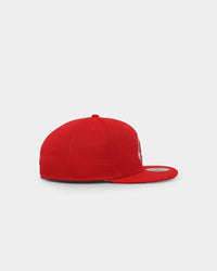 New Era Boston Red Sox 'Fairisle' 59FIFTY Fitted Red/White