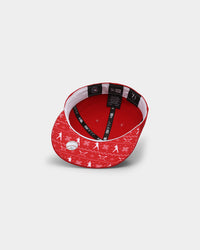 New Era Boston Red Sox 'Fairisle' 59FIFTY Fitted Red/White