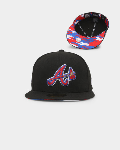 New Era Atlanta Braves 'Camo Underbrim' 59FIFTY Fitted Black