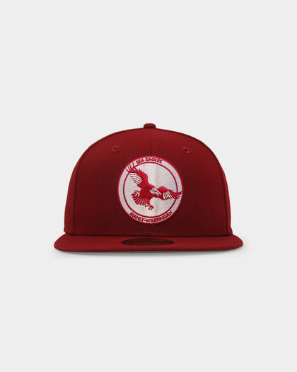 New Era Manly Sea Eagles 'NRL 2023' Retro 59FIFTY Fitted Dark Red