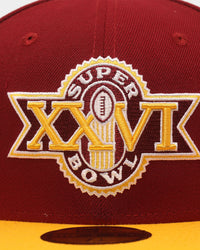 New Era Washington Commanders '1992 Super Bowl' 59FIFTY Fitted Dark Red