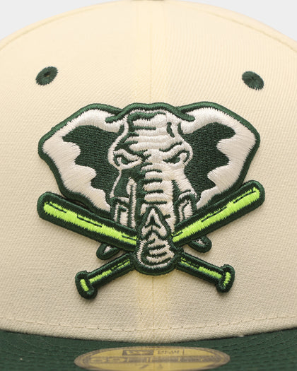 New Era Oakland Athletics 'Caddy Green' 59FIFTY Fitted Chrome White