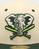 New Era Oakland Athletics 'Caddy Green' 59FIFTY Fitted Chrome White
