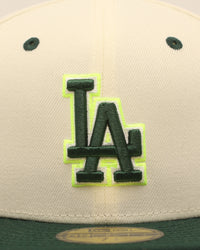New Era Los Angeles Dodgers 'Caddy Green' 59FIFTY Fitted Chrome White