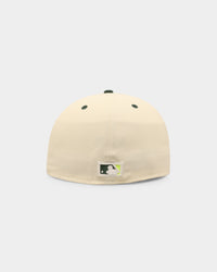 New Era Atlanta Braves 'Caddy Green' 59FIFTY Fitted Chrome White