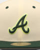 New Era Atlanta Braves 'Caddy Green' 59FIFTY Fitted Chrome White
