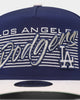 New Era Los Angeles Dodgers 'Retro Block Script' Golfer Snapback Blue