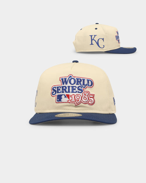 New Era Kansas City Royals '1980s World Series Through The Decades' 1985 World Series Golfer Snapback Chrome White/Original Team Colours