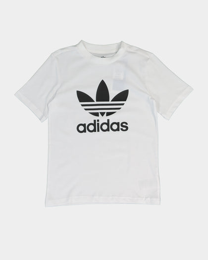 Adidas Kid's Adicolour Shorts and T-Shirt Set White/Black