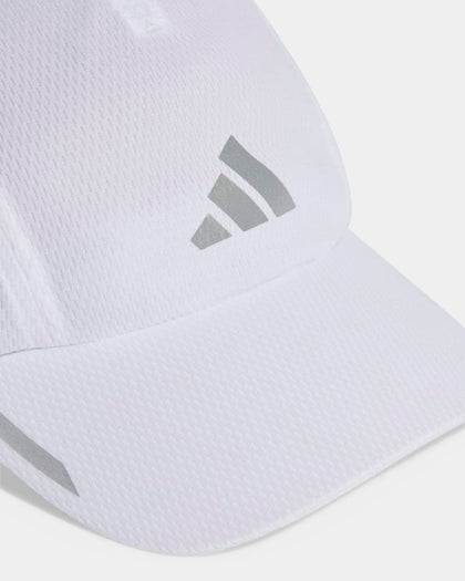 Adidas Run Mesh Strapback Cap White