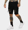 ENES Gunner Skinny Ripped Shorts Black