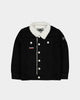Lil Hommé Kids Sceap Denim Sherpa Jacket Black