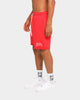 DOPE Raw Fleece Shorts Red