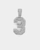 Saint Morta Men's Iced College Pendant Iced White Gold