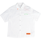 Heron Preston Boxy Fit Short Sleeve Button Up Shirt White