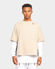 Elevn Clothing Co. Block A Long Sleeve Crew Beige