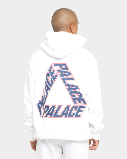Palace P3 Team Hoodie White