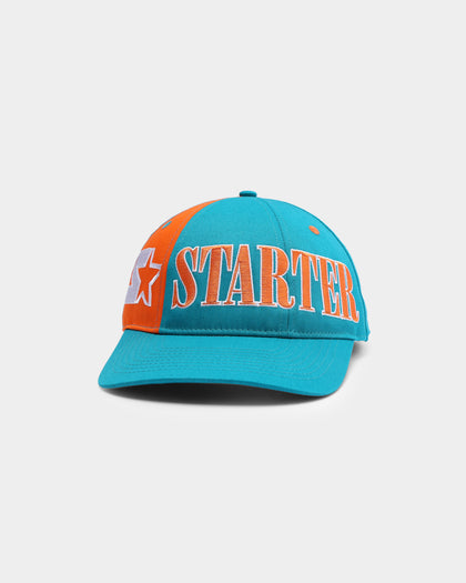 Starter Tall Boy Tri Power Snapback Teal/Orange